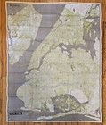 Rare Vintage Original 1963 Pictorial Map Of New York City Hermann Bollman 33x43 