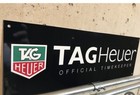 Aluminum Panel Tag Heuer Official Timekeeper F1 Racing Vintage Style  Sign