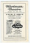 3 Hartman Theatre Programs 1957 Columbus Ohio Pidgeon Douglas Goddard