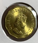 1964 Jersey 1 4 Shilling Copper Coin- Bu