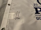 Sam Burns Signed 2025 Pga Championship Golf Flag Quail Hollow