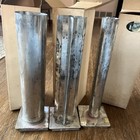 Vintage Pourette Candle Molds Set Of 3- Star  Fat Round  Slim Round