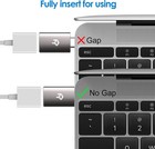 Rankie 2-pack Usb C 3 0 Adapter Hi-speed Type C To A Black 