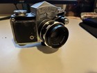 Exakta Vx Iia Film Camera Lot W  Auto-quinaron 35mm   70-200mm  Case