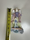 Vintage Guardian Angel With Child Figurine     7    Hand-painted