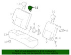 Genuine Nissan Headrest Center 86460-5rb2a