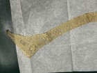 Antique Brussels Point De Gaze Lace Collar As Is Rare Fine