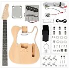Diy 6 String Tl Style Electric Guitar Kit Mahogany Body Maple Neck   Accessories