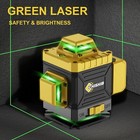 Chishib 4d 16-line Laser Level  360   Self-leveling  Green Beam