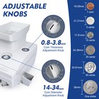Ribao Hcs-3300 Coin Counter Cash Counting Sorter Electric Change Money Machine