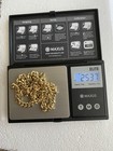 10k Yellow Gold Miami Cuban Link Chain Necklace For Men