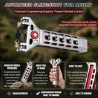 Semi-automatic Slingshot For Adults  Made With A Cnc Aluminum Alloy Structure