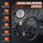 Exhaust Back Pressure Tester Kit With 6-foot Hose professional Diagnosis
