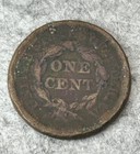 1852 Large Cent  Braided Hair Cent Very Good  Details Us Type Coin