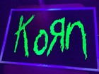 Korn Green Logo Blacklight Poster  893    1997 Rock   Pop Music Memorabilia