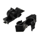 Set Of 2 Rear Parcel Shelf Clip Left   Right For Grande Punto Black Plastic