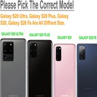 For Samsung Galaxy S20 Ultra Fe Plus 5g Case Phone Cover  tempered Glass Screen