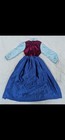 Disney Frozen Anna Girls Long Sleeve Costume Dress For Halloween Size 4 5