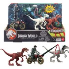 Jurassic World Legacy Real Feel Velociraptor   Moto Pursuit Pack Reimagined New