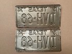Vintage Original 1974 Texas License Plate Dvh 68