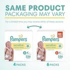 Pampers Sensitive Baby Wipes  Clinically Proven  Fragrance Free  Unscented  W   