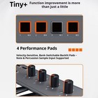 Midiplus Tiny  32-key Midi Keyboard Controller White  New Us Stock