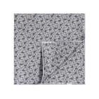 Men   s Paisley Print Silk Pocket Square 53cm 3 Colors 100  Silk Twill Hand Rolled