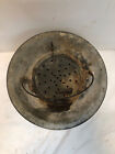 Vintage Galvanized Live Bait Bucket Fishing Minnow