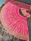 Indian Bollywood Wear Faux Georgette Lehenga Choli With Dupatta For Wedding Wear