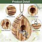 Hummingbird House wooden Birdhouse For Outside hanging Small Bird Houses wild Bi
