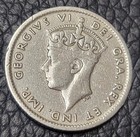 1942 Newfoundland  canadian Provinces  10 Cents Silver   925 coin