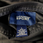 Croft   Barrow Bomber Jacket Mens L Blue Hooded Reversible Fleece Lined Outdoor