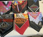 Lot Of 6 Vintage Harley Davidson Motorcycles Cotton polyester Bandanas Do Rags