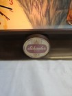 Vintage Schaefer Beer Lighted Clock Sign W  Motion Waterfall - Works Great  ty6