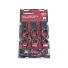 4 Pack Cam Buckle Tie-down Straps With S Hook 1 In  X 10 Ft Heavy Duty Strap