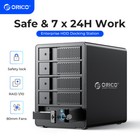 Orico 5 Bay Raid Usb3 0 To Sata External Hard Drive Enclosure For 3 5   Hdd Lot