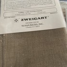 Zweigart Cross Stitch Fabric 32 Count Raw Linen  53 18x21    Rare Vintage Free Sh