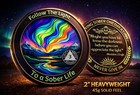     3 Year Sobriety Coin Aa Chip Medallion Alcoholics Anonymous Three Years Sober