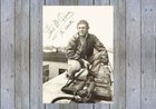 Signed Vintage Steve Mcqueen In The Hunter Movie Poster Print 36x26 9 Mil Paper