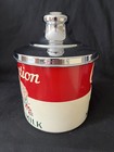 Carnation Malted Milk Container Tri Colored Enamel Pharmacy Country Store