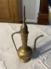 Vintage 12    Decorative Etched Ewer - Antique Brass