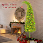 6ft Grinchs Christmas Tree With Flexible Branches - Whimsical Design Perfect For