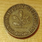 Germany 10 Pfennig 1950 F Bundesrepublik Deutschland