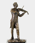 Violin Player Bronze Sculpture