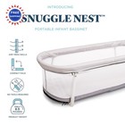 Baby Delight Snuggle Nest Bassinet Portable 0-5 Months Driftwood Grey Infants