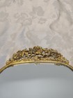Vintage Matson  Gold Rose Ormolu Vanity Mirror Perfume Tray