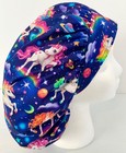 Unicorn Print Size Large Medical Bouffant Scrub Cap Surgery Hat