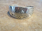 Finest Vintage Sterling Native Northwest Coast Indians   Celtic Dragon Bracelet