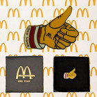 Mcdonalds Thumbs Up One Year Employee Service Award Lapel Pin With Original Box