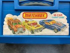 Vintage 1976 Lesney Matchbox 18 Car Hard Plastic Carry Storage Case Read